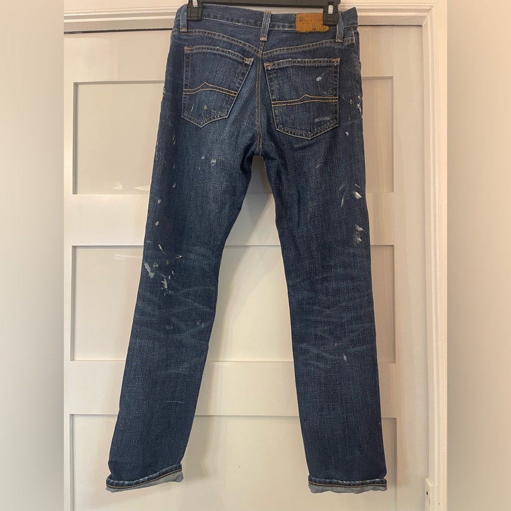 Ralph Lauren Denim & Supply Women’s Jeans 26 Distressed Paint Splatter Destroyed - Picture 5 of 9